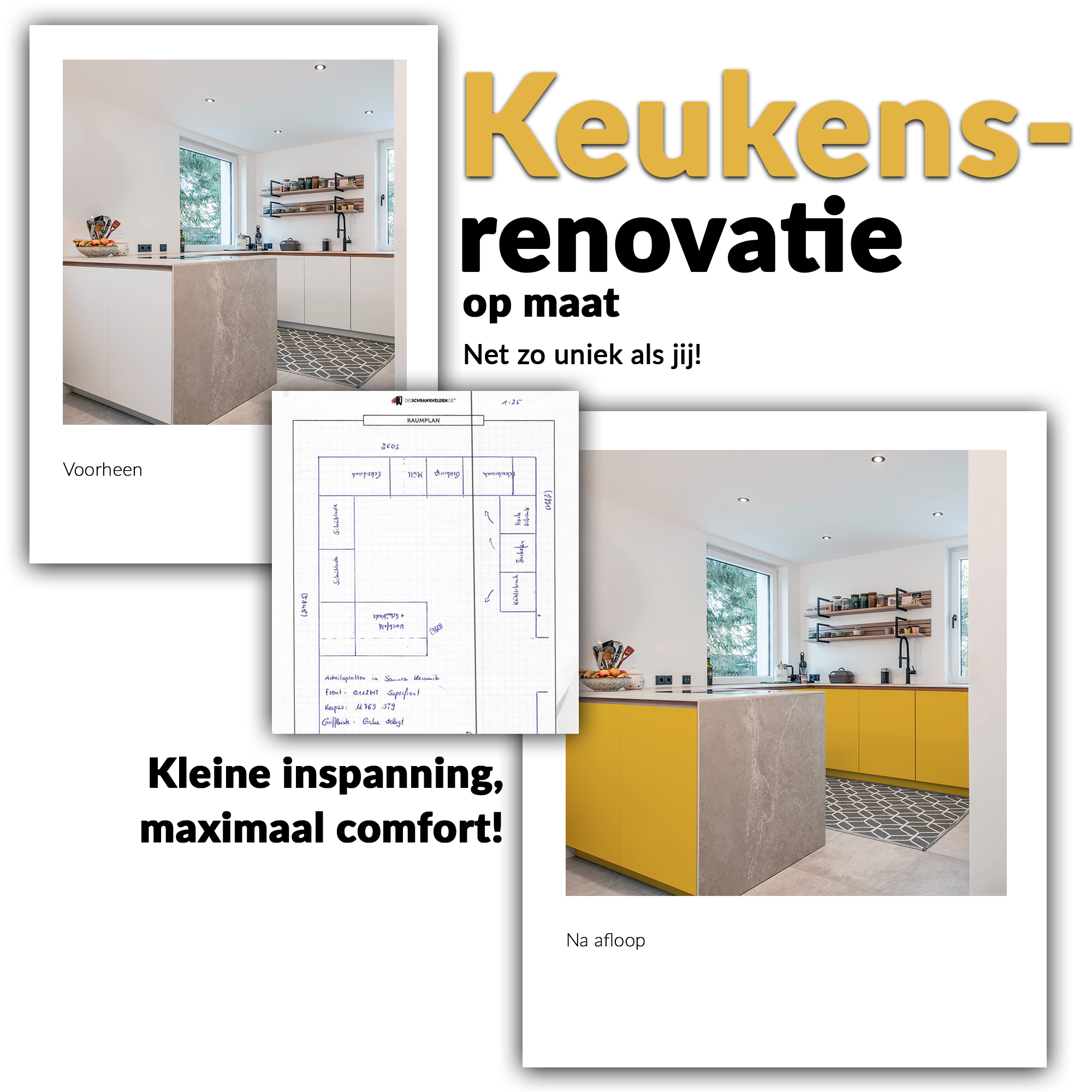 Header Desktop Küchen Renovierung gelb