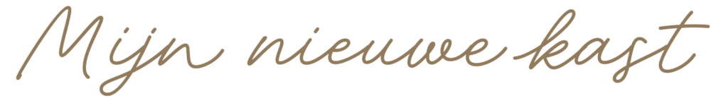 Mijn nieuwe garderobelettering als decoratieve set