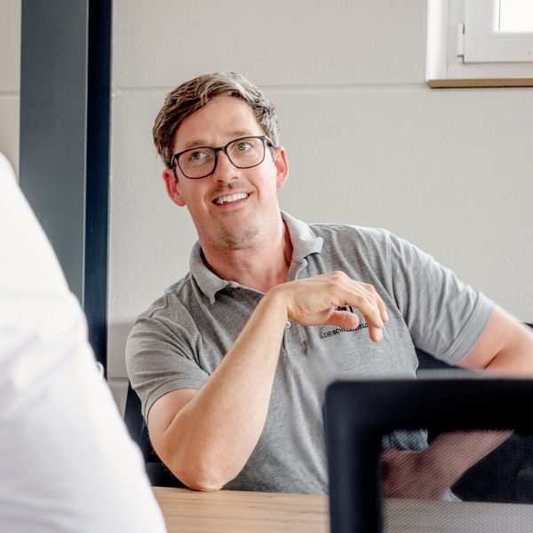 Franchisepartner Michael Begler op de franchisebijeenkomst