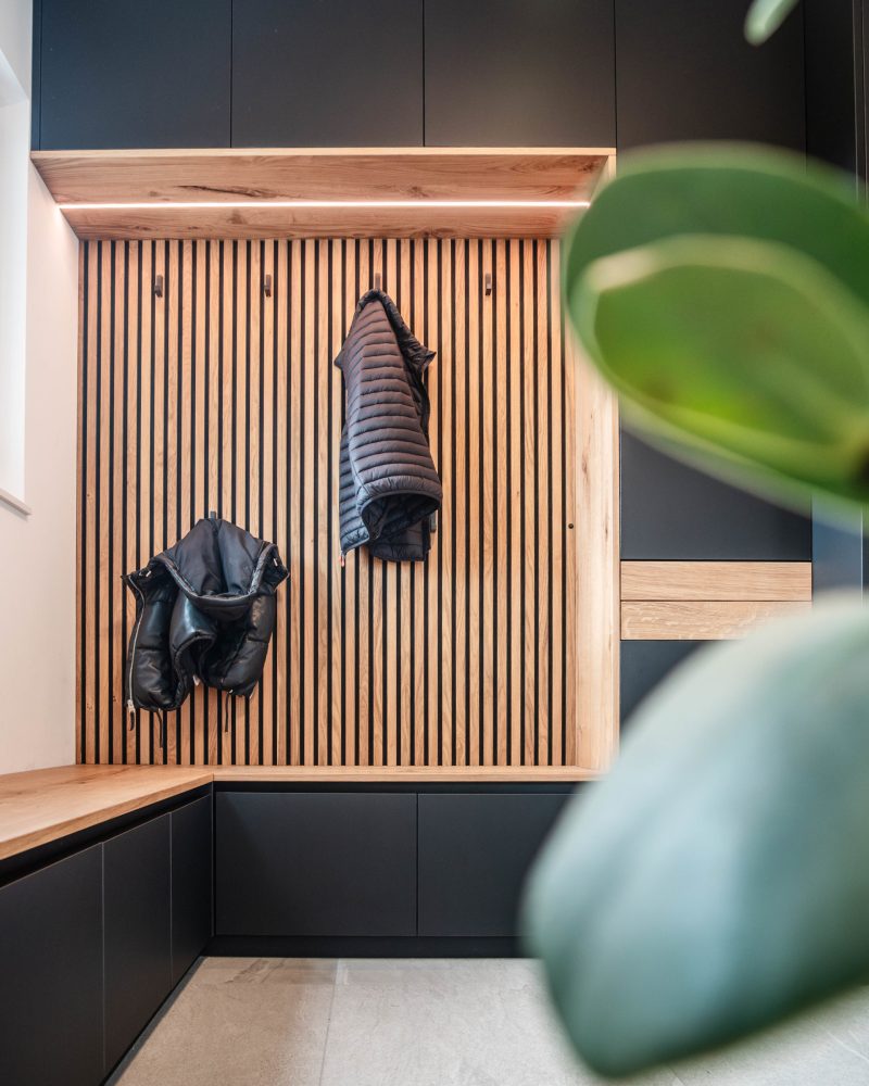 Garderobekast matzwart Antifingerprint panelen