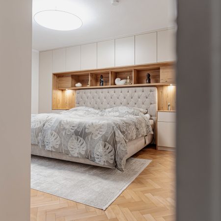 Bedombouw champagne wild eiken inleg