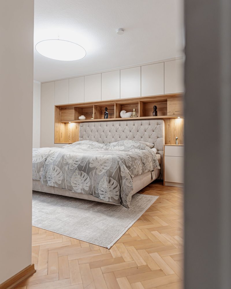 Bedombouw champagne wild eiken inleg